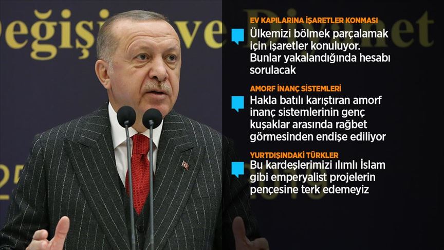 Cumhurbaşkanı Erdoğan: İslam bize göre değil, biz İslam'a göre hareket edeceğiz