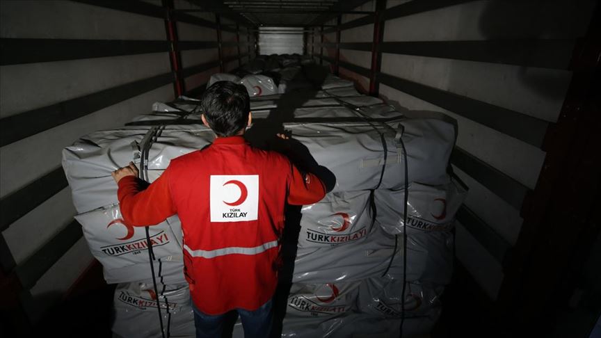 Türk Kızılay'dan Arnavutluk'taki depremzedeler için yardım kampanyası