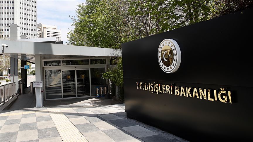 Dışişleri Bakanlığından ABD'ye tepki