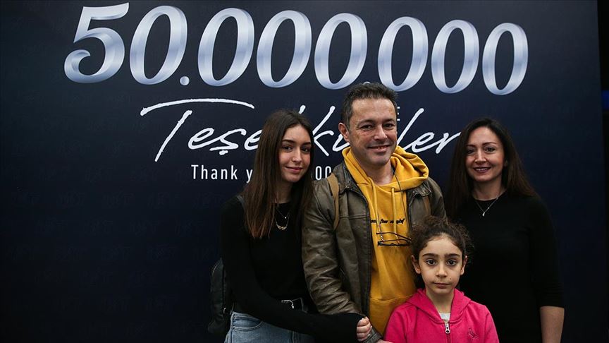 İstanbul Havalimanı 50 milyonuncu yolcusunu ağırladı!