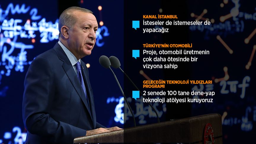 Cumhurbaşkanı Erdoğan: Türkiye'nin otomobili için siparişleri almaya başladık