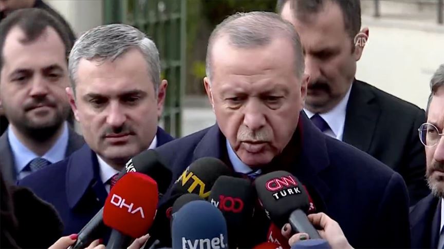 Cumhurbaşkanı Erdoğan: (İdlib) Rejimin ateşkesle alakalı attığımız adıma uymadığının çok açık bir ispatı