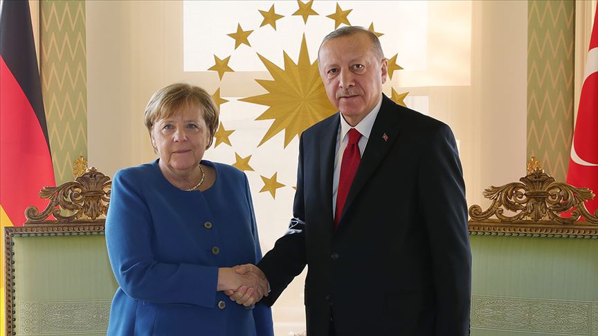 Erdoğan - Merkel görüşmesi sona erdi