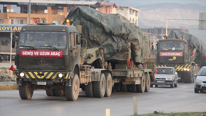 Suriye sınırına tank sevkiyatı