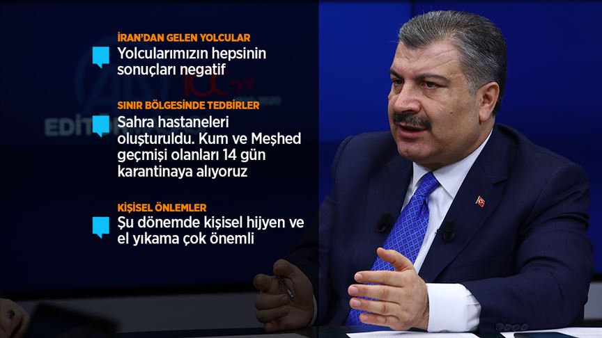 Koca: Koronavirüs 33 ülkede görüldü, Türkiye'de olmaması için gayret içindeyiz