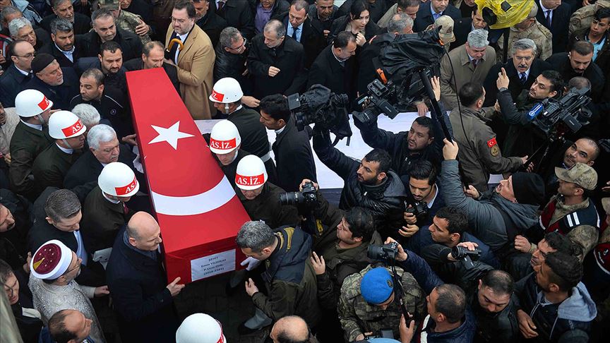 "İdlib şehitlerimizi son yolculuklarına uğurluyoruz.."