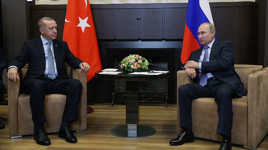 Cumhurbaşkanı Erdoğan ile Rusya Devlet Başkanı Putin'in görüşmesi başladı