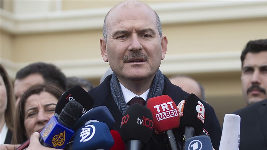 Soylu: Maskeler düştü, sözde insanlık nutukları atanların ne kadar acımasız olduklarını ortaya koydu