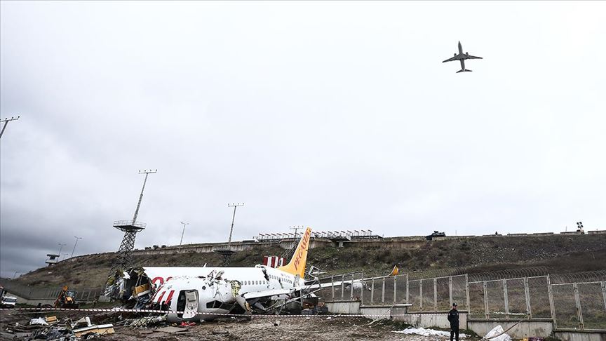 Sabiha Gökçen Havalimanı'ndaki uçak kazasına ilişkin ön rapor hazırlandı