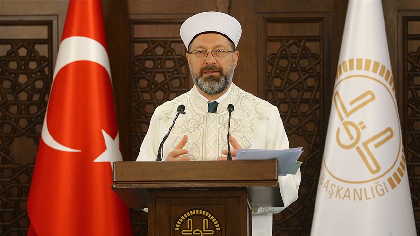 Diyanet İşleri Başkanı'ndan koronavirüs önlemlerine ilişkin açıklama