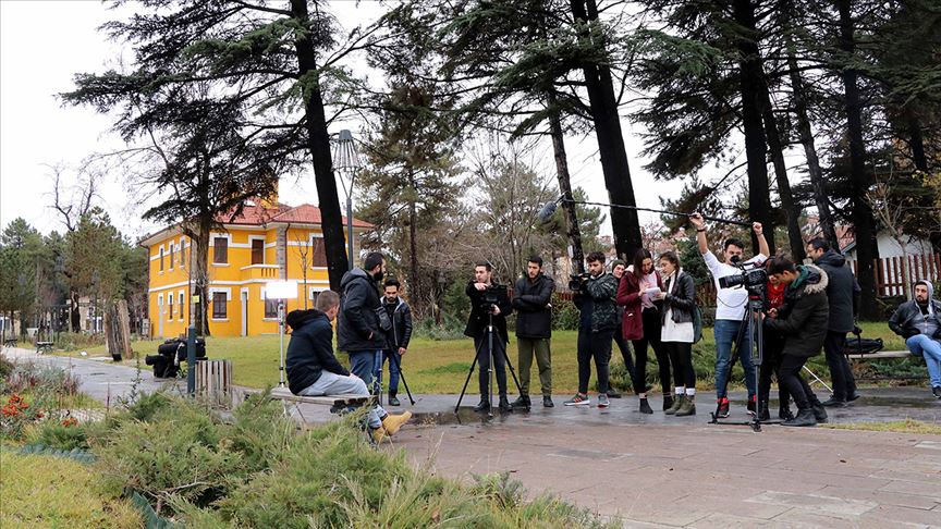 Genç sinemacılar Çankırı'yı 'plato' olarak kullanıyor