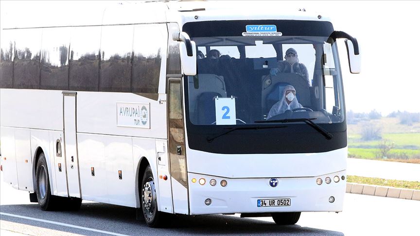 Yurt dışından gelen yolcular Kırklareli'nde öğrenci yurtlarına yerleştirildi