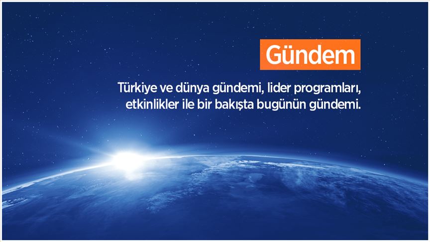 08-04-2020 / ÇARŞAMBA GÜNDEMİ