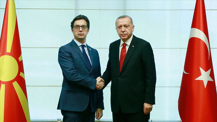 Cumhurbaşkanı Erdoğan ile Kuzey Makedonya Cumhurbaşkanı Pendarovski telefonda görüştü