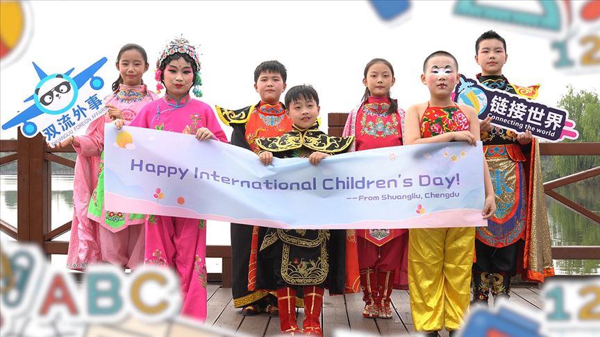 Türkiye'ye gelemeyen Çinli çocuklardan '23 Nisan' mesajı