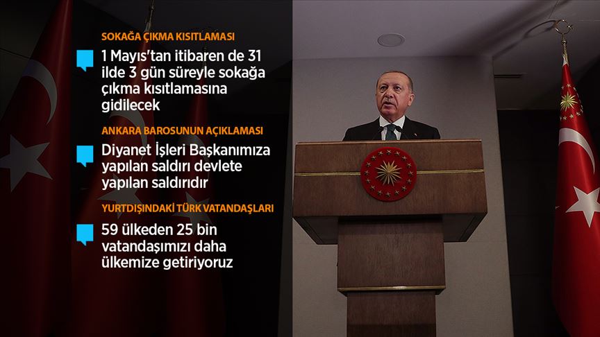 Cumhurbaşkanı Erdoğan: Bu zorlu süreçten alnımızın akıyla çıkmayı başardık