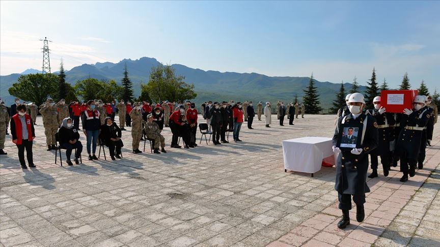 Munzur Çayı'nda akıntıya kapılarak şehit olan Uzman Çavuş Güneş için tören düzenlendi