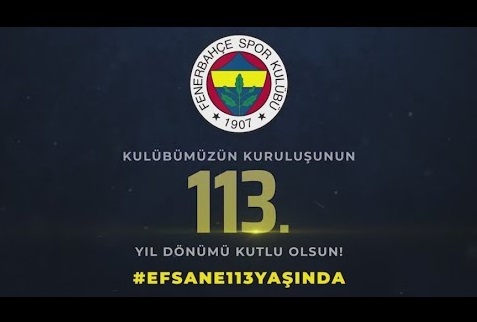 Fenerbahçe Kulübü 113 YAŞINDA!