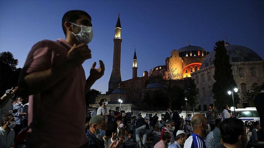 Ayasofya kararı için 'hayırlı olsun' mesajları