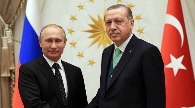 Cumhurbaşkanı Erdoğan ve Rusya Devlet Başkanı Putin görüştü