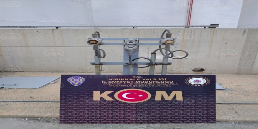 Kırıkkale'de yaklaşık 2 milyon 685 bin litre kaçak mazot ele geçirildi