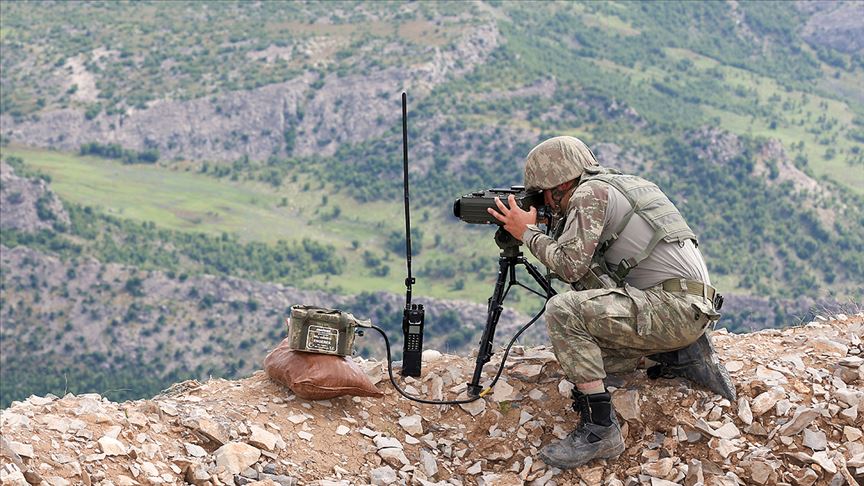 Sınırda güvenlik güçleri teröristlere geçit vermiyor