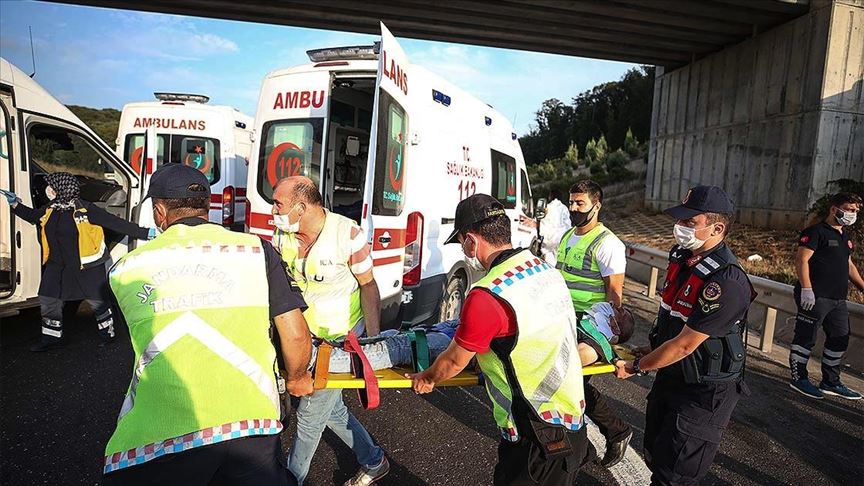 Kuzey Marmara Otoyolu’da otobüs kazası: 5 ÖLÜ