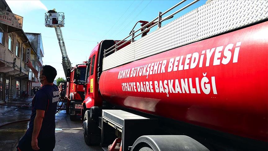 Konya'da bir iş yerinde patlama meydana geldi