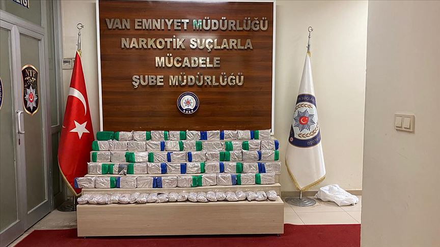 Van'da 61 kilo 495 gram eroin ele geçirildi!