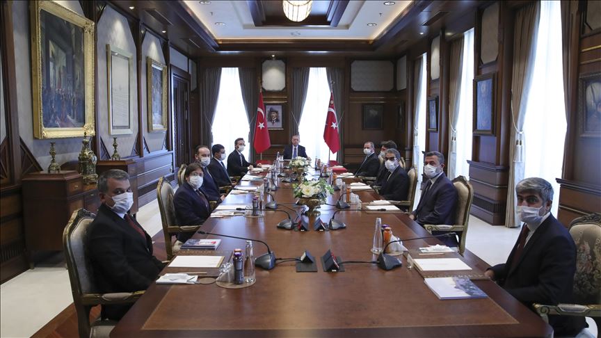 Cumhurbaşkanı Erdoğan AA Yönetim Kurulu üyelerini kabul etti
