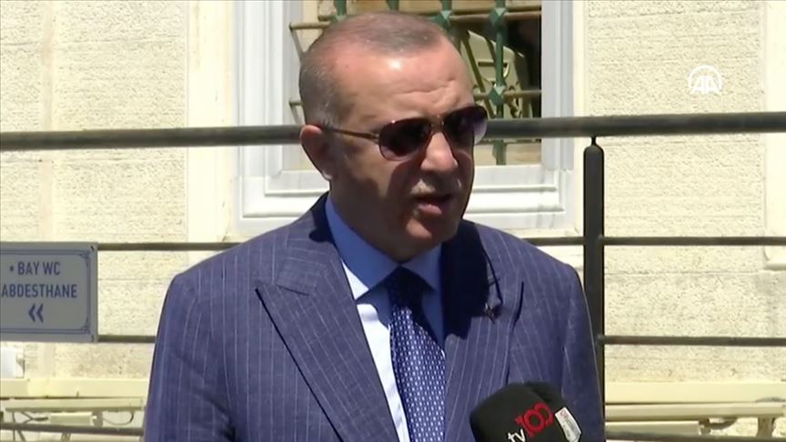 Cumhurbaşkanı Erdoğan: (BAE-İsrail anlaşması) Abu Dabi ile diplomatik ilişkileri askıya alabiliriz