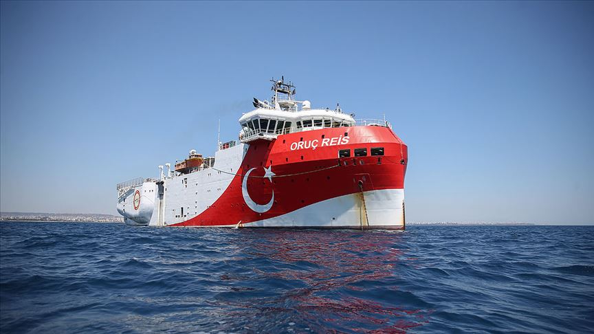 Oruç Reis gemisinin Doğu Akdeniz'deki çalışma süresi 1 Eylül'e kadar uzatıldı