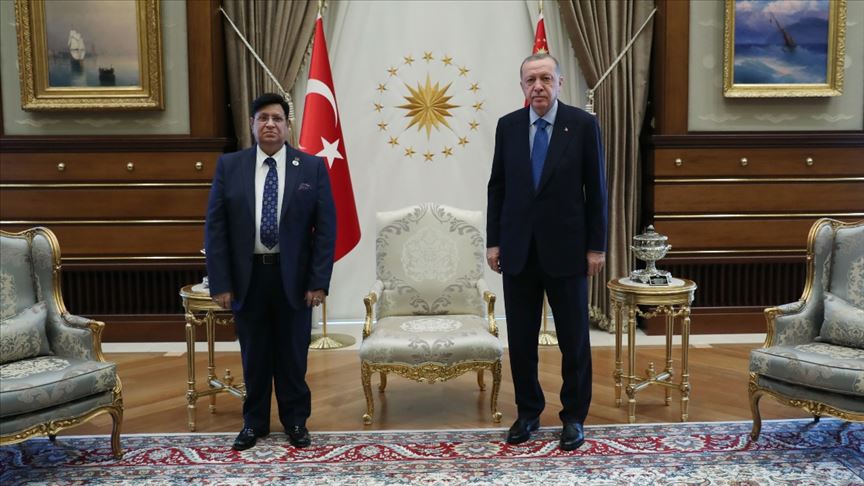 Cumhurbaşkanı Erdoğan, Bangladeş Dışişleri Bakanı Abdul Momen'i kabul etti