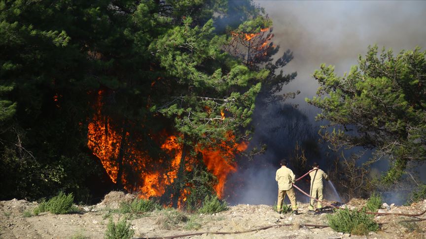 Hatay'daki orman yangınlarıyla ilgili gözaltına alınan 2 şüpheli tutuklandı