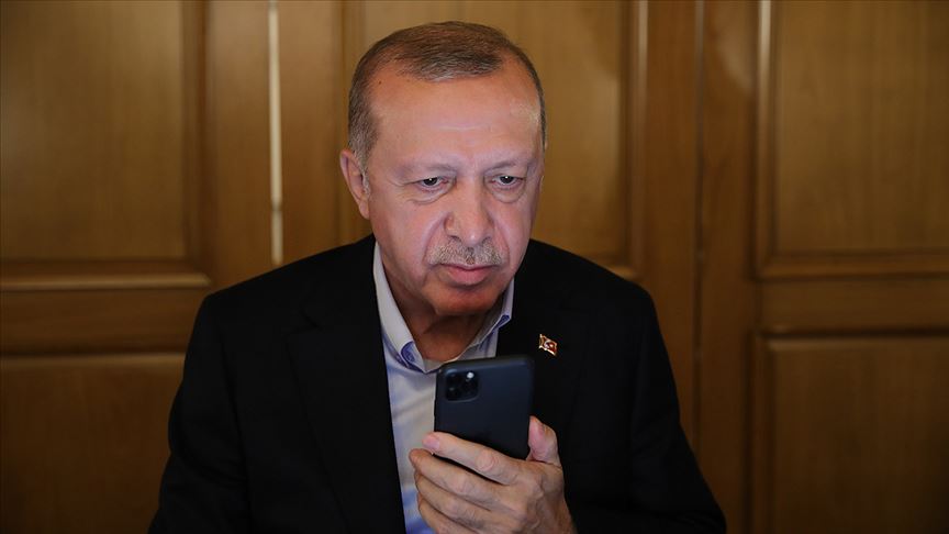 Erdoğan: Ersin Tatar güçlü liderlikle seçim yarışından galip çıkmaya muvaffak oldu
