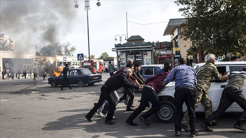 Ermenistan Berde şehir merkezinde sivilleri vurdu: 19 ölü, 60 yaralı