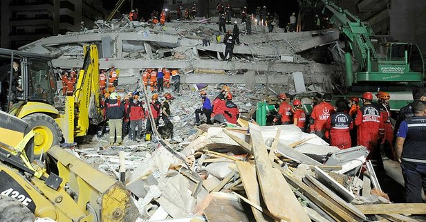 İzmir'deki depremde can kaybı 25'e, yaralı sayısı 831'e yükseldi