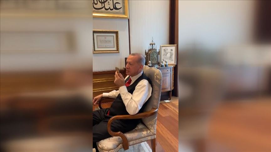 Cumhurbaşkanı Erdoğan, Ayda'nın babası ile görüştü!