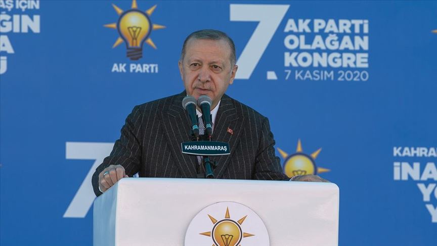 Erdoğan, AKP Kahramanmaraş İl Kongresinde konuştu!