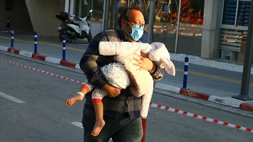 Enkazdan 91 saat sonra kurtarılan 3 yaşındaki Ayda Gezgin taburcu edildi