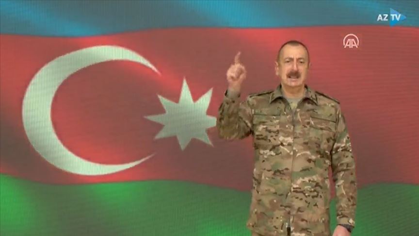 Aliyev: Kritik öneme sahip Şuşa kenti işgalden kurtarıldı!