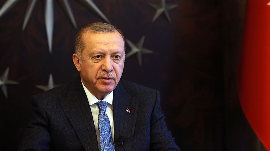 Cumhurbaşkanı Erdoğan şehit ailelerine başsağlığı mesajı gönderdi