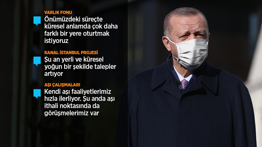 Erdoğan: Şu anda Sağlık Bakanlığımızın da attığı adımlarla (Koronavirüs) tedbirleri almaya mecburuz ve alacağız