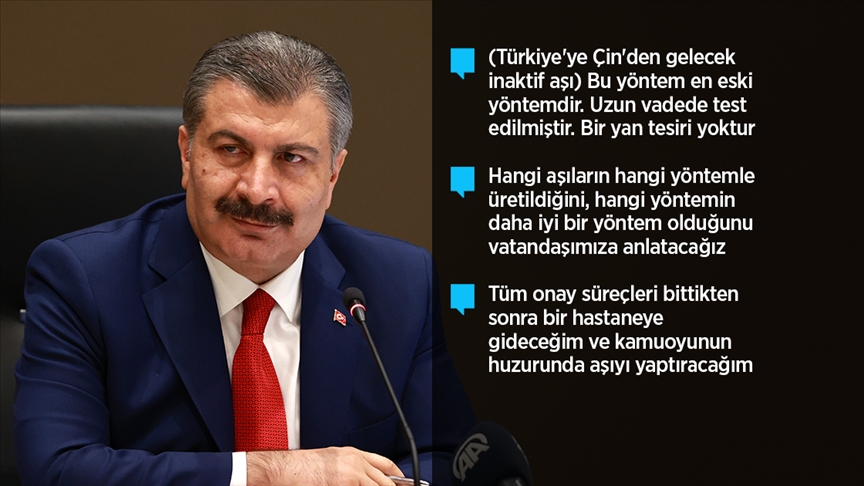 Bakan Fahrettin Koca, Kovid-19 aşı çalışmalarının detaylarını anlattı..