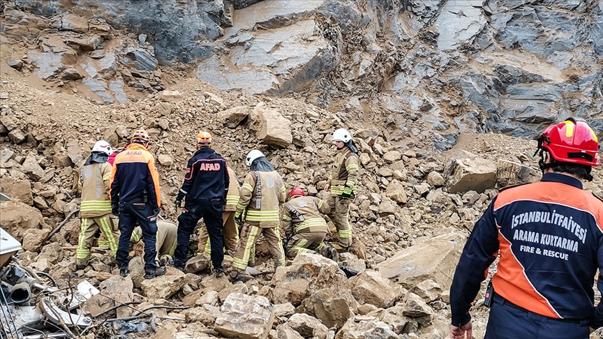 Arnavutköy'de taş ocağında göçük: 2 işçi hayatını kaybetti!