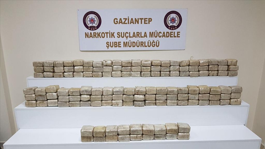 Gaziantep'te uyuşturucu kaçakçılarına son bir yılda ağır darbe vuruldu!