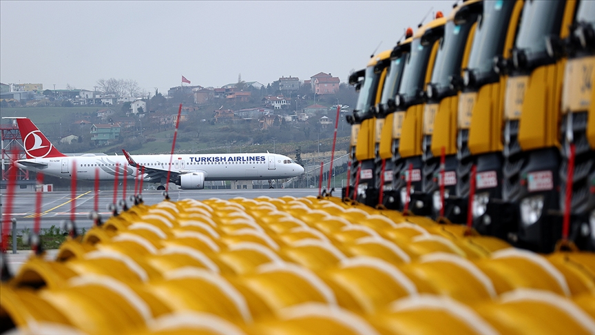 İstanbul Havalimanı'nda kışa hazırlıklar tamamlandı