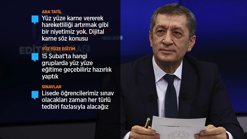 Milli Eğitim Bakanı Selçuk: Kovid-19 aşısı eğitimi yüz yüze yapmamızın önünü açacak