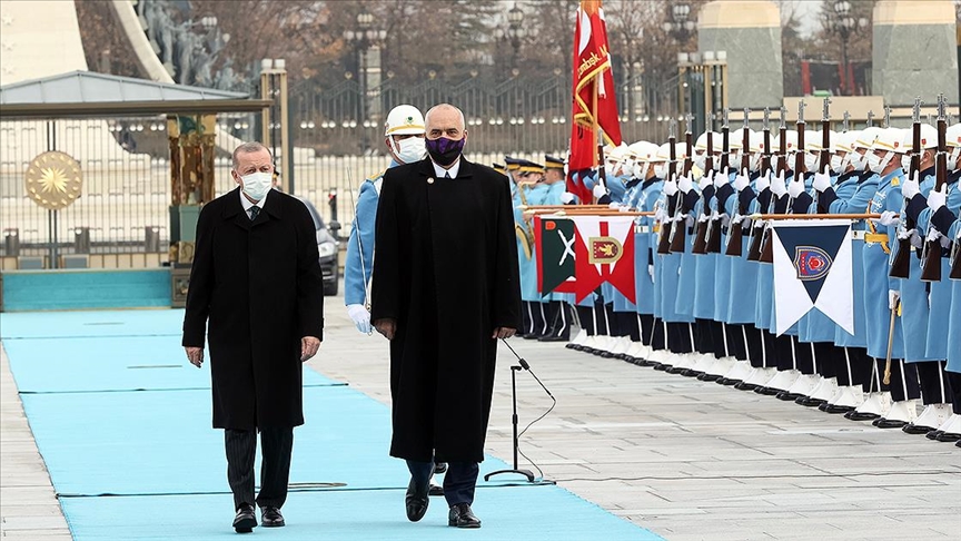 Arnavutluk Başbakanı Rama Ankara'da..
