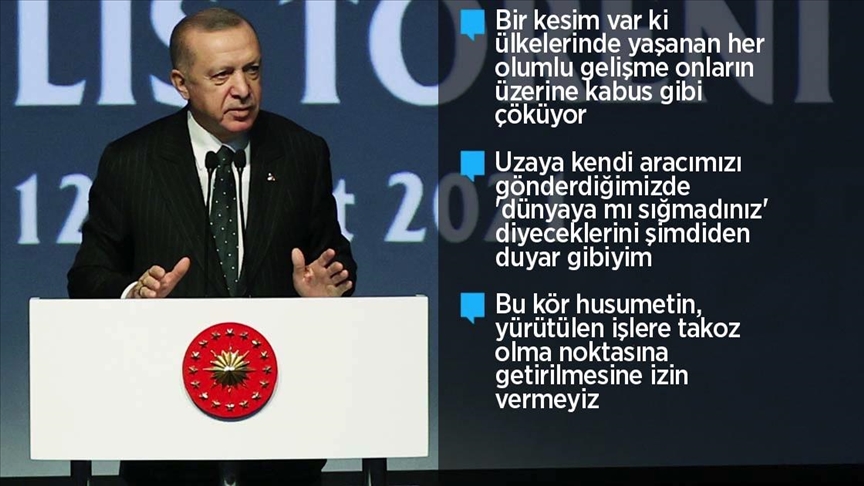 Erdoğan: Bütçeden üniversitelerimiz için ayırdığımız payı 36 milyar liraya yükselttik